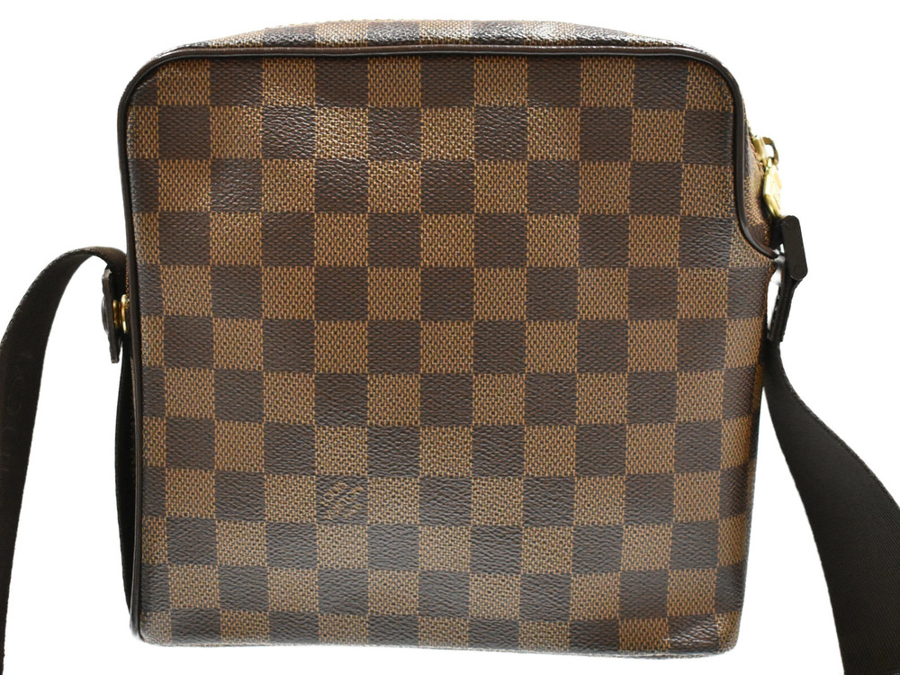 Louis Vuitton Ebene Brown Crossbody Damier Canvas Olaf Bag Shoulder Brown
